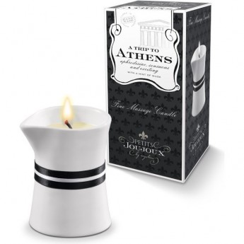 Массажная свеча MYSTIM PETITS JOUJOUX ATHENS мускус и пачули (120 гр.)