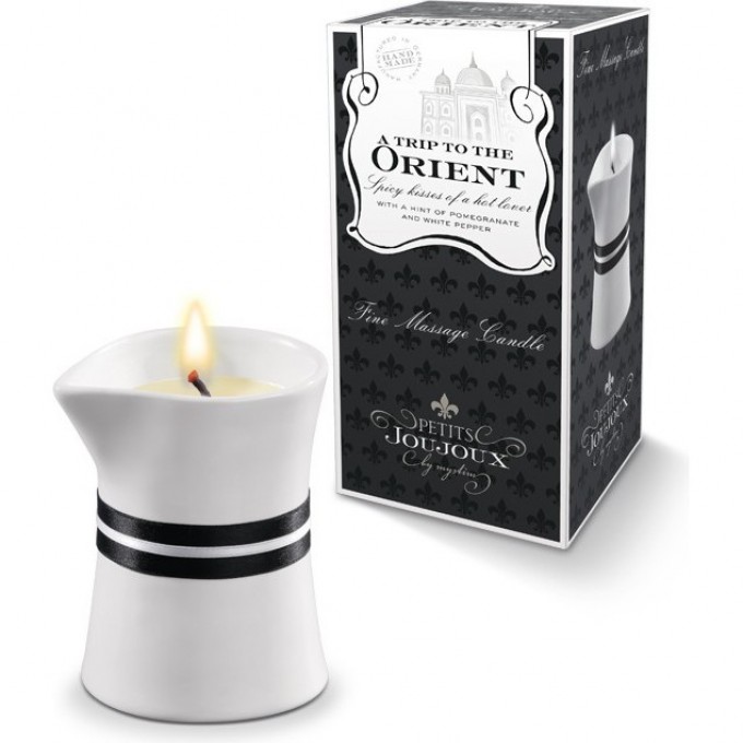 Массажная свеча MYSTIM PETITS JOUJOUX ORIENT гранат и белый перец (120 гр.) 46724 Массажная свеча MYSTIM PETITS JOUJOUX ORIENT гранат и белый перец (120 гр.) 46724