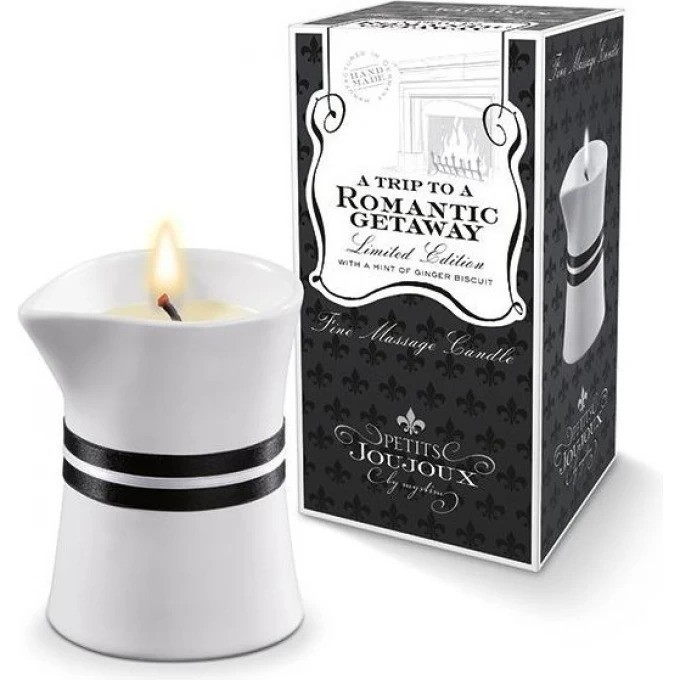 Массажная свеча MYSTIM PETITS JOUJOUX ROMANTIC GETAWAY имбирь (120 гр.) 46726 Массажная свеча MYSTIM PETITS JOUJOUX ROMANTIC GETAWAY имбирь (120 гр.) 46726