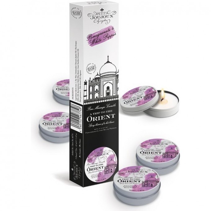 Набор из 5 массажных свечей MYSTIM PETITS JOUJOUX ORIENT REFILL (33 гр.) 46774 Набор из 5 массажных свечей MYSTIM PETITS JOUJOUX ORIENT REFILL (33 гр.) 46774